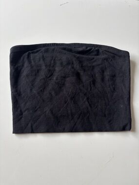 Match Black Strapless Tube Top